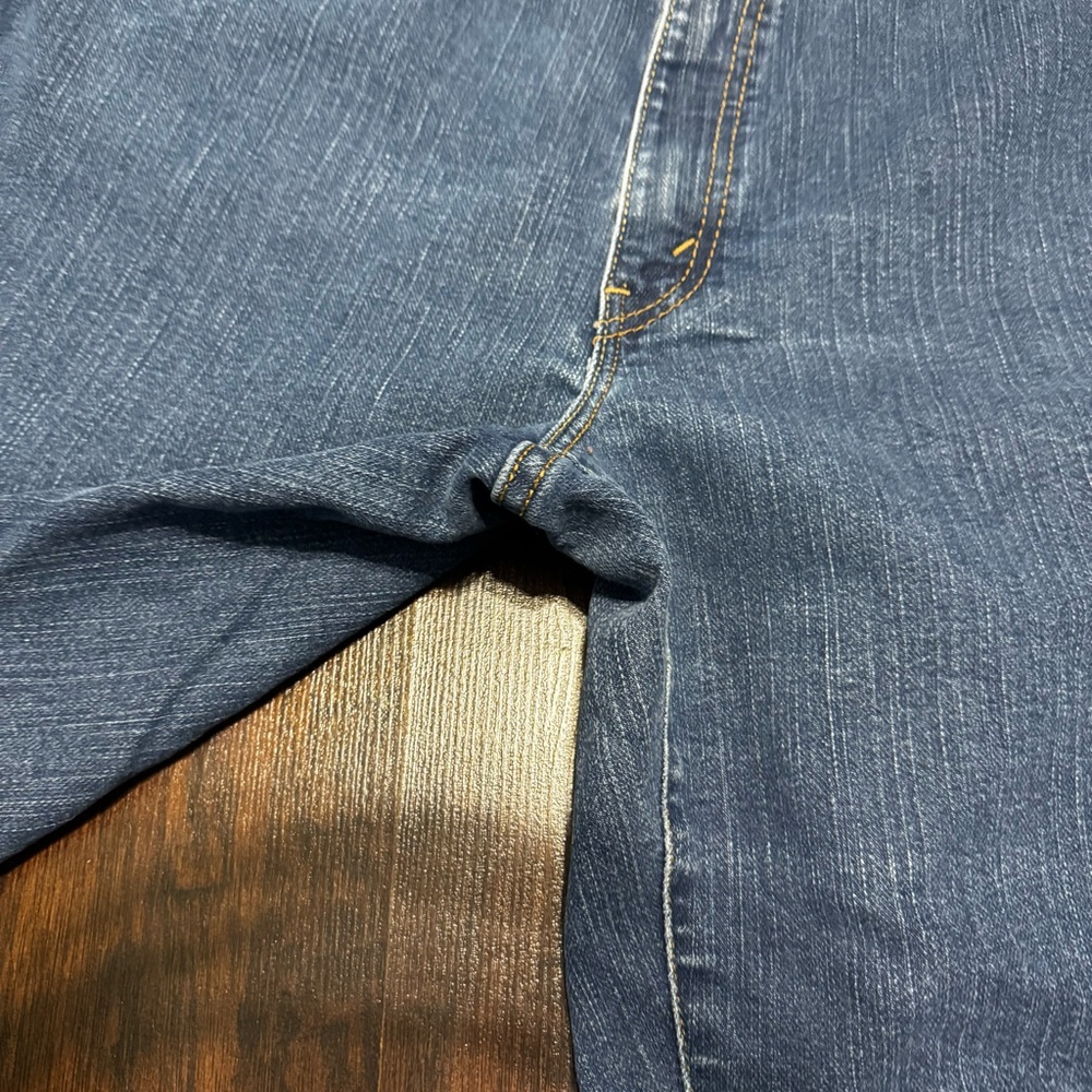 Levi’s 512 Classic Slim Stretch Tapered Blue High rise Denim Jeans 16 Short EUC - Picture 4 of 13